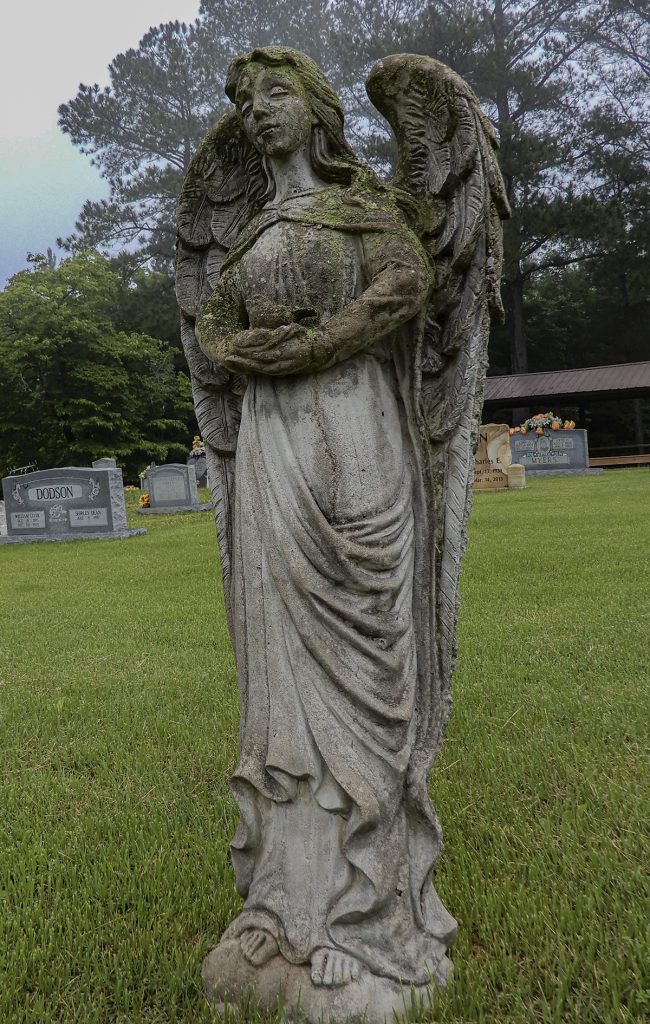 Cemetery Angel Statue.